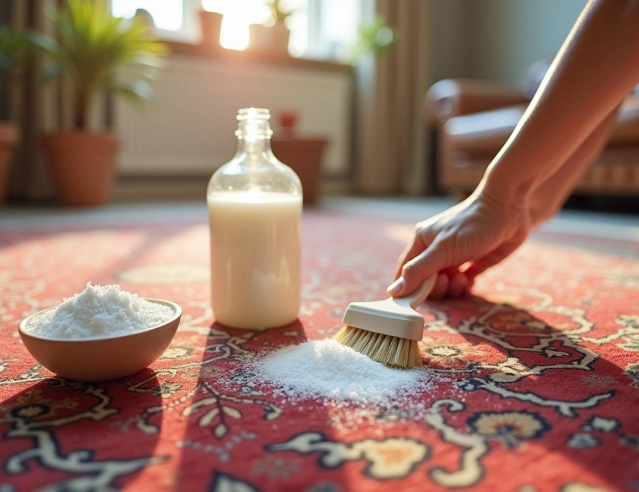 Čištění orientálních koberců v domácnosti: Efektivní metody bez chemie